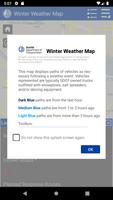 Winter Weather Map Poster