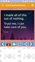 God Spiritual & Faith quotes poster