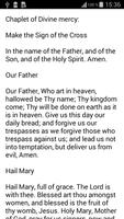 Chaplet of Divine mercy audio تصوير الشاشة 1
