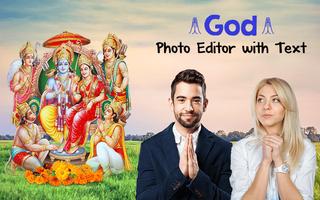 God Photo Editor with Text Poster