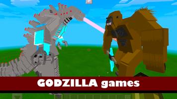 Godzilla Games: Minecraft Mod تصوير الشاشة 2