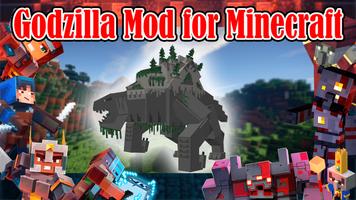Godzilla Games - Minecraft Mod 포스터