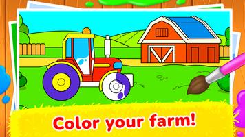小さな農場！ 子供向けの動物ゲーム！ スクリーンショット 3