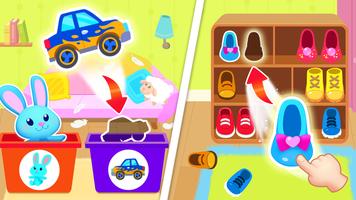 子供のための家の掃除ゲーム スクリーンショット 1