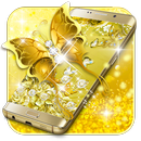 Golden Butterfly  Luxury Launcher APK
