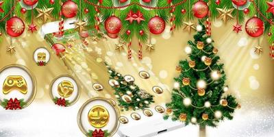 3 Schermata Tema dell&#39;oro di Natale