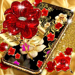 download Gold rose live wallpaper APK