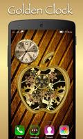 پوستر Golden Apple Clock