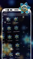 Golden Blue Flower Launcher Th screenshot 3