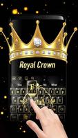 3D Golden Crown Keyboard 截图 1