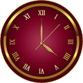 Golden Clock Live Wallpaper