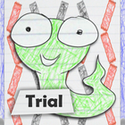Scribble Worm Trial icône
