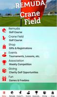 Remuda Crane Field Golf App Affiche