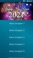 Kata Ucapan Selamat Tahun Baru 2021 โปสเตอร์