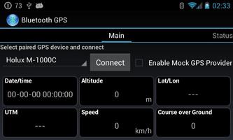 برنامه‌نما Bluetooth GPS عکس از صفحه