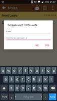 ノート ：パスワード保護 - Notes Password  スクリーンショット 3