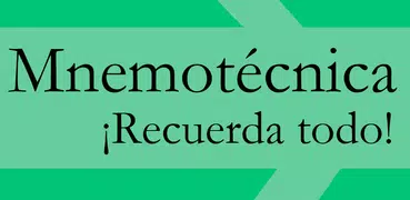 Mnemotécnica para memorizar