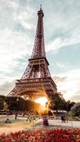 Torre eiffel em paris Cartaz