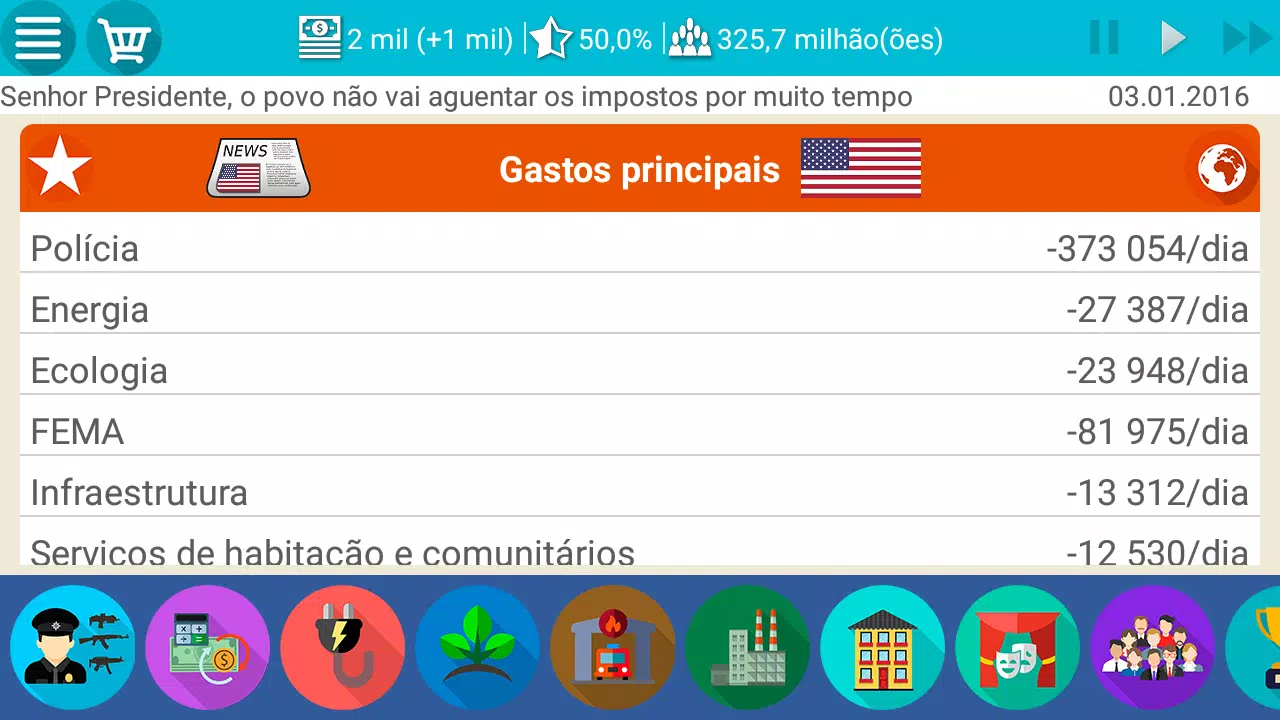 EM 2 Simulador De Presidente APK (Dinheiro Infinito, Versão Completa)