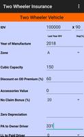 برنامه‌نما Motor Insurance Calculator EZY عکس از صفحه