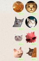 Gatos stickers para WhatsApp capture d'écran 3
