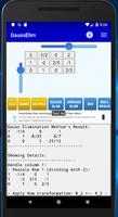 Gauss Elimination Calculator โปสเตอร์