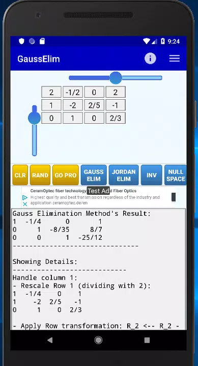 Gauss Elimination Calculator APK for Android Download