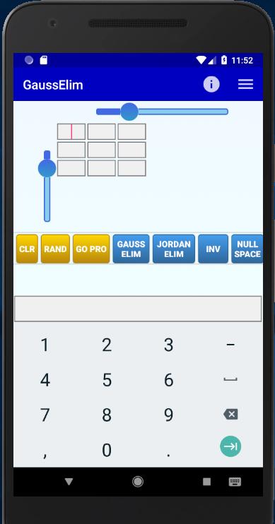 Gauss Jordan Elimination Calculator for Android - APK Download
