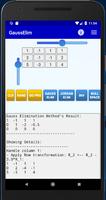 Gauss Elimination Calculator ภาพหน้าจอ 2