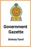 Government Gazette Sri Lanka Sinhala/Tamil plakat