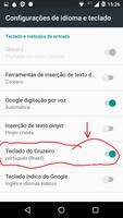 Teclado do Cruzeiro capture d'écran 1