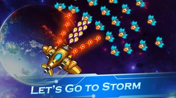 Galaxy Thunderstorm - Space infinity attack الملصق