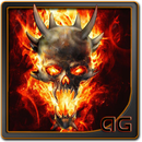 Skull In Fire Magic FX APK