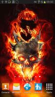 Skull In Fire Magic FX تصوير الشاشة 2