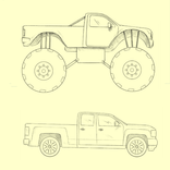 如何用铅笔分阶段绘制皮卡