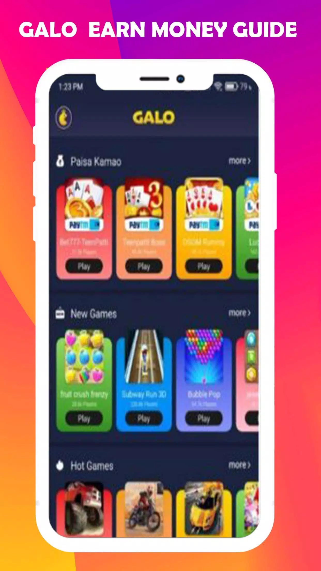 GALO Earn money Play games APK para Android - Download