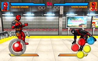 Ultimate Hero Spider Battle Verse Fight Iron Robot ภาพหน้าจอ 1