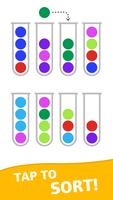 彩球排序 - 颜色排序益智游戏 截图 1
