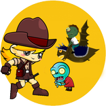 Zombie war and shooting game