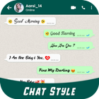 Chat Style : Stylish Font & Keyboard For Whatsapp आइकन