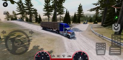 Truck Driver Heavy Cargo Affiche