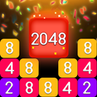 Number Drop "2048" Merge Block icon