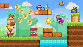 Super Capybara Adventure Plakat
