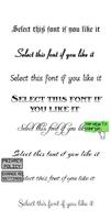 Fonts poster