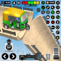 Tuktuk City Taxi Driving Game تصوير الشاشة 1