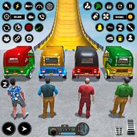 Tuktuk City Taxi Driving Game imagem de tela 2