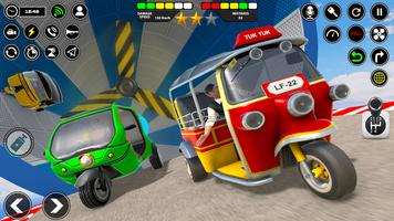 Tuktuk City Taxi Driving Game imagem de tela 3