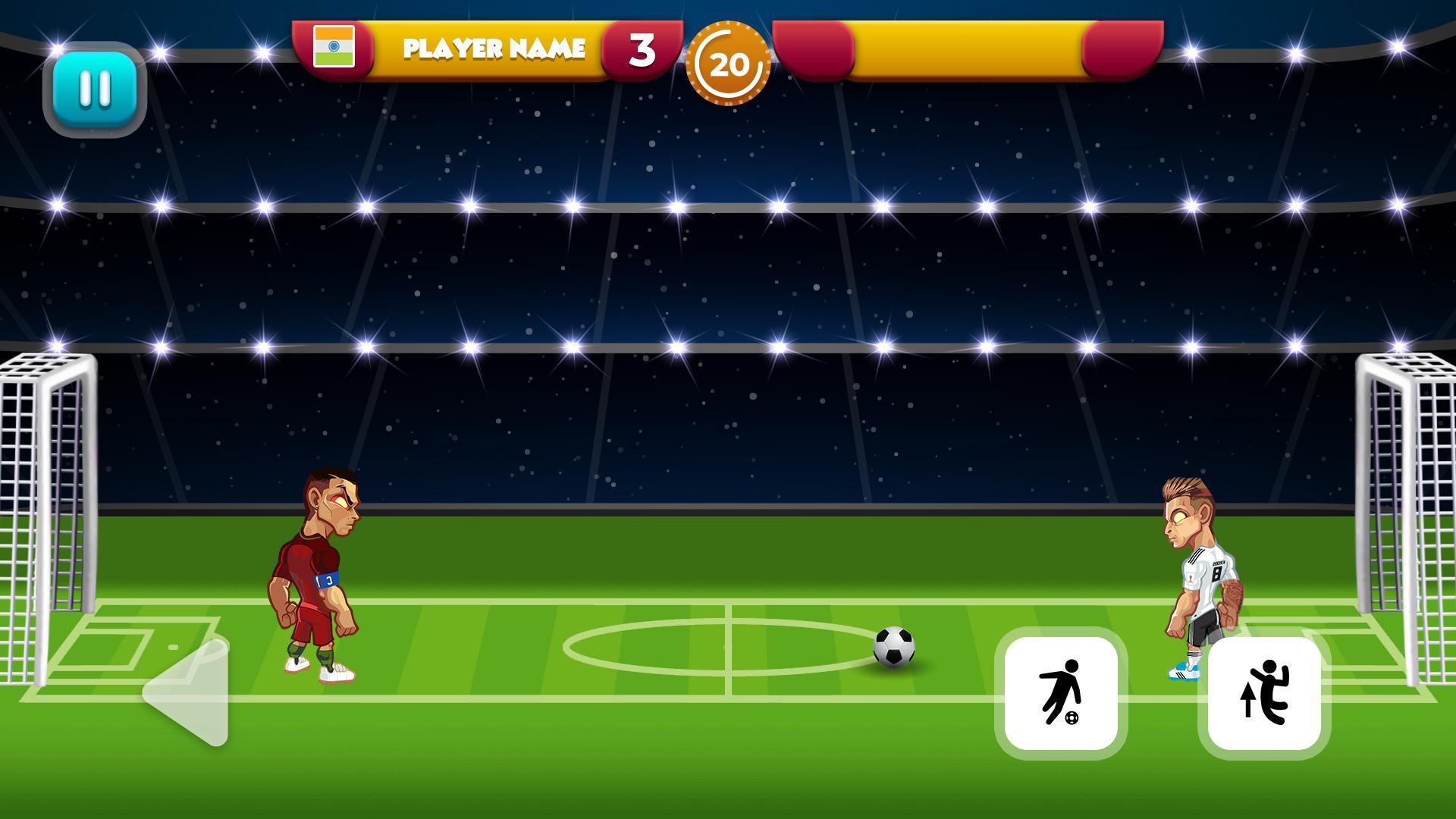 Big Head Soccer Ball Kick Ball Games Pour Android Telechargez L Apk