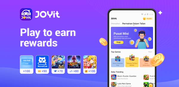 How to Download JOYit - Play & Earn Money for Android image