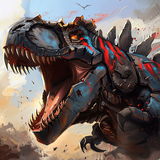 Mech War: Jurassic Dinosaur icône